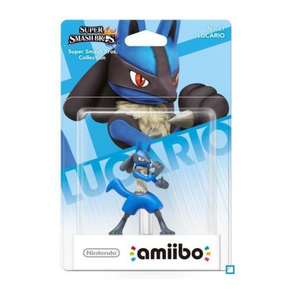 Zberateľská postavička Amiibo Lucario Super Smash Bros Interaktívna