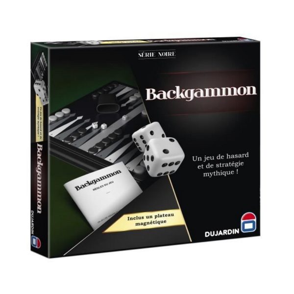 Backgammon Dujardin Series Black FR