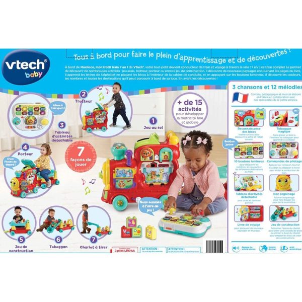 Odrážadlo Vtech Baby Maxiloco Mon Trotti Treno 7 In 1 (FR)