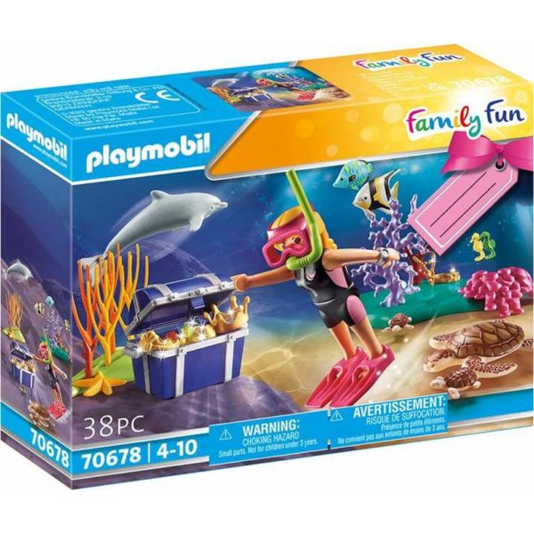 Playset Playmobil Family Fun Poklad Oceán 70678 (38 pcs)