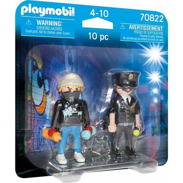 Playset Playmobil Duo Pack policajt 70822 (10 pcs)