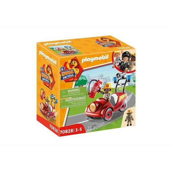 Playset Playmobil Duck on Call 70828 Automobil Požiarnik Mini (23 pcs)