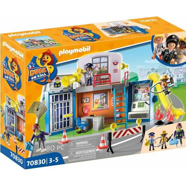 Playset Playmobil Duck on Call policajt Základná stanica 70830 (70 pcs)