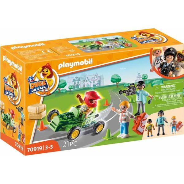 Playset Playmobil Duck on Call Action Sanitka 70919 (21 pcs)