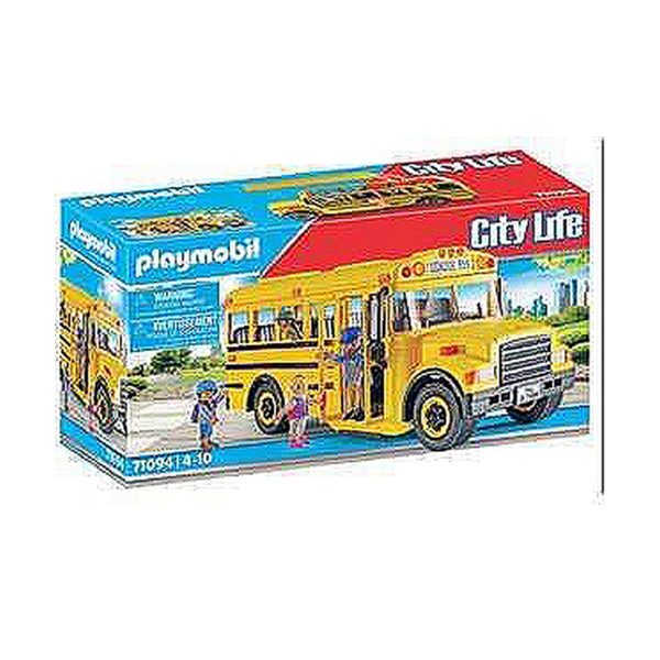 Playset Playmobil City Life 71094 46 Kusy Školský autobus