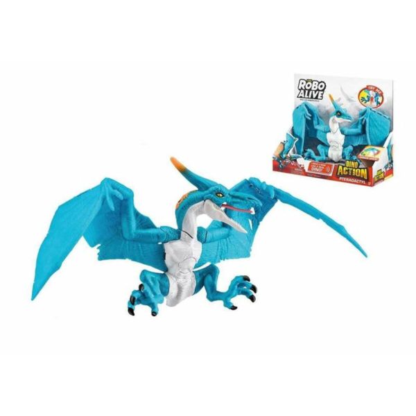 Dinosaurus Zuru Robo Alive: Dino Action Pterodactyl Celeste Skladacia figúrka