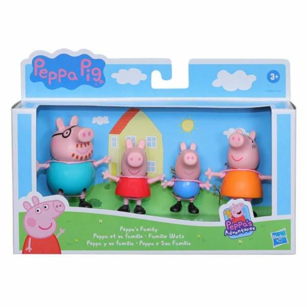 Sada postavičiek Hasbro Peppa Pig Family 4 Kusy