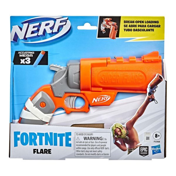 Pištoľ na penovými nábojmi Hasbro Nerf Fortnite Flare (ES)