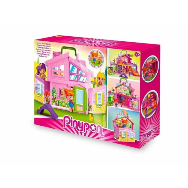 Playset Famosa Pinypon Briefcase Pink house