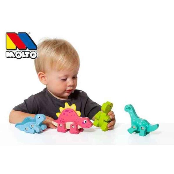 Figúrk Moltó Dino (4 pcs)