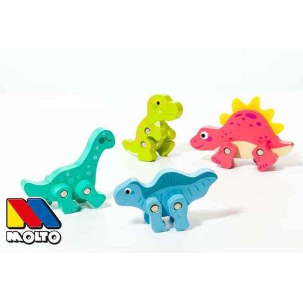 Figúrk Moltó Dino (4 pcs)