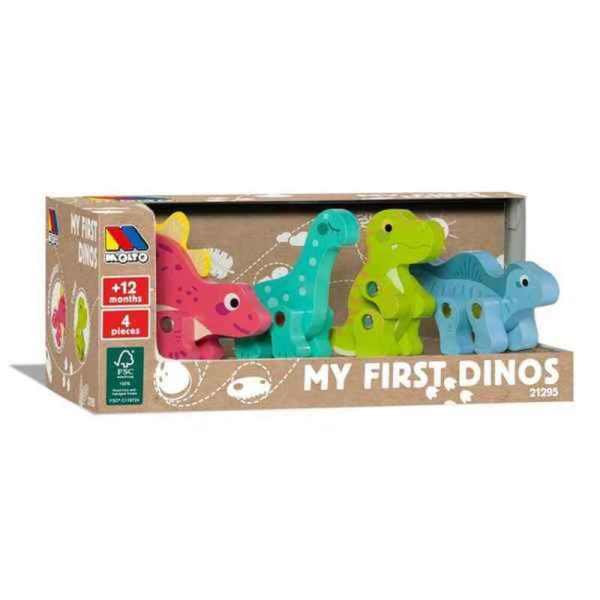 Figúrk Moltó Dino (4 pcs)