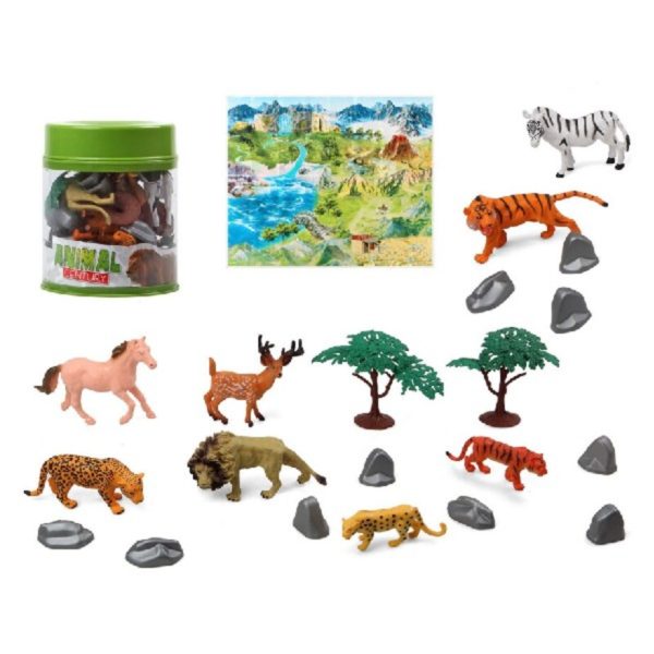 Postavičiek zvierat Jungle (22 pcs)