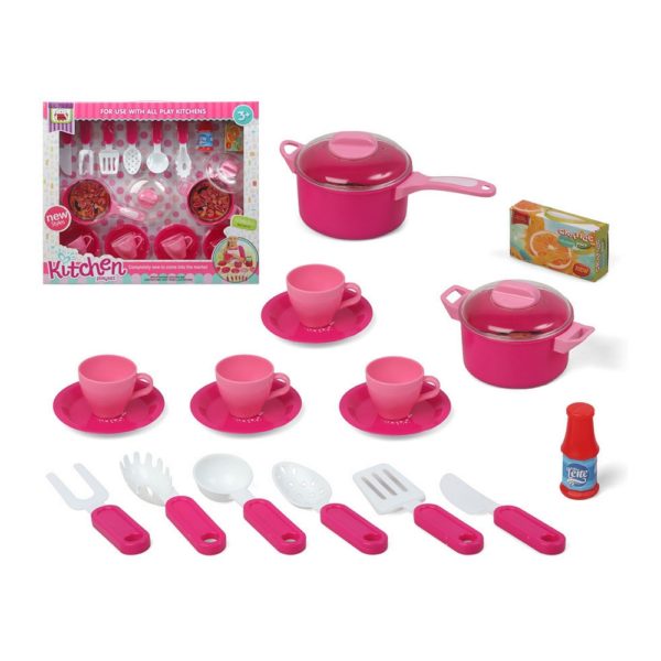 Sada hračiek Kitchen playset Ružová