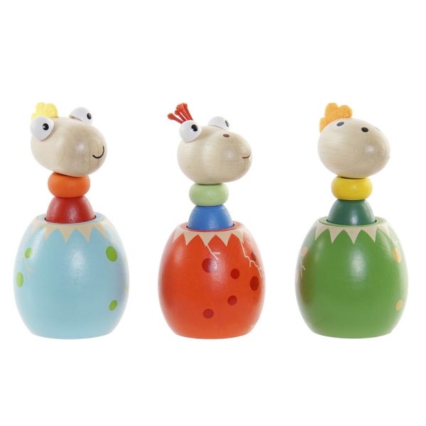 Drevená hra DKD Home Decor so zvukom (3 pcs)