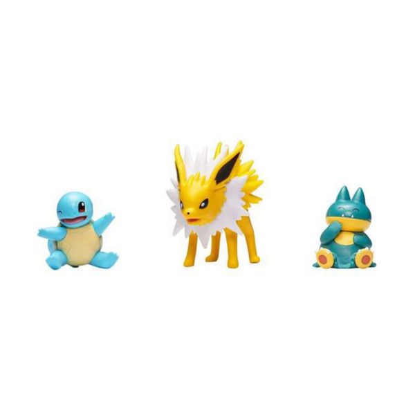 Sada postavičiek Bizak Pokémon 3 Kusy Skladacia figúrka 8 cm Figúrky x 2 5 cm