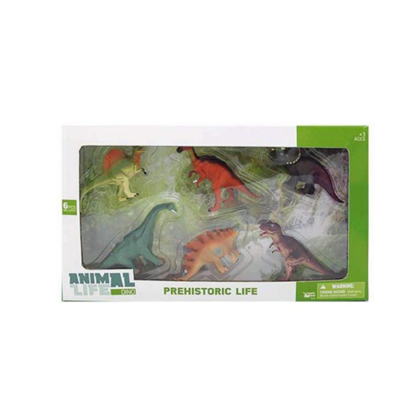 Sada dinosaurov Prehistoric Life (6 pcs)