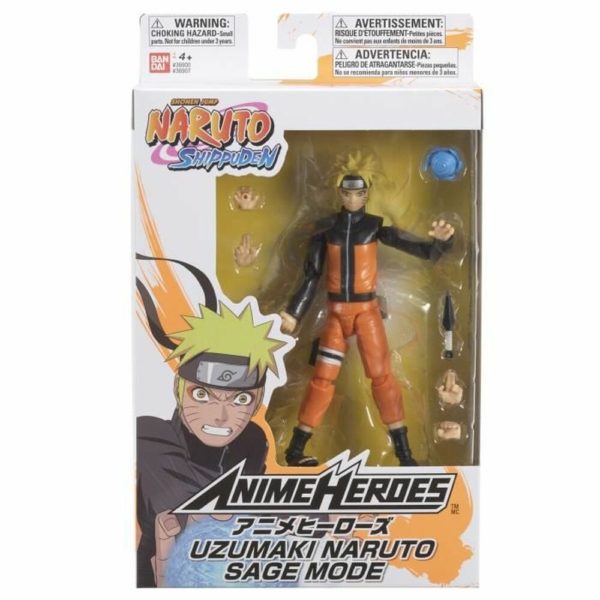 Skladacia figúrka Bandai Anime Heroes - Naruto Uzamaki 17 cm